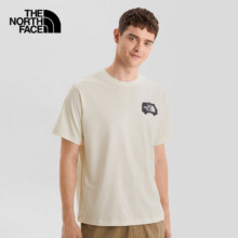 plus会员：The North Face 北面 短袖T恤男女 美式休闲半袖透气小汽车卡通印花简约 黑色155.8元包邮
