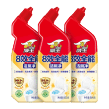 威王洁厕灵8效全能厕所清洁剂马桶去味除菌500g*3瓶19.9元 (月销1w+)