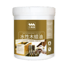三青 水性木蜡油户外耐候防腐木油木器实木翻新改色油漆 透明清漆1kg69元 (月销1000+)
