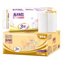 五月花（May Flower）无芯卷纸 3层86节*30卷 柔软厚实耐用卫生厕所用纸 整箱装35.9元 (月销1000+)