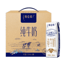 再降价、plus会员：蒙牛 特仑苏纯牛奶250ml*16盒35.91元