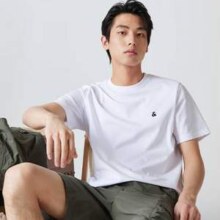 Jack Jones 杰克琼斯 男士纯色短袖T恤*2件118元包邮（折45.46元/件）