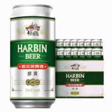 哈尔滨啤酒 醇爽官方经典啤酒500ml*12听26.87元