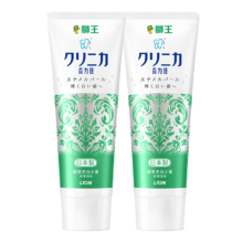 狮王 齿力佳酵素美白牙膏鲜果薄荷 130g*2【临期清仓】18.9元