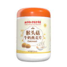 西知堂南京同仁堂猴头菇牛奶麦片500g/罐养胃营养早餐麦片代餐冲饮谷物2.38元