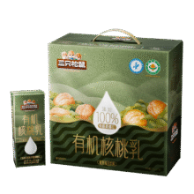 三只松鼠 有机核桃乳 250ml*10盒16.29元（需试用）