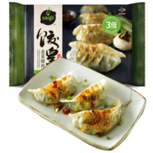 必品阁（bibigo）饺皇 韭菜猪肉390g/包 单只65g大煎饺 广式早餐大饺子 山姆同款19.8元 (券后省10,月销1w+)