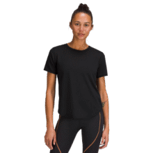 lululemon 女士运动T恤 LW3EOGS 黑色150元（需用券）