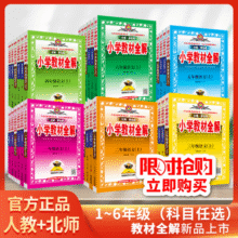 当当网2025春小学教材全解一二三四年级五年级六年级下册上册语文数学英语科学人教版课本同步课本教材解析解读小学课堂笔记薛金星26.5元