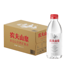 PLUS会员:农夫山泉 长白山天然矿泉水380mL*15瓶19.7元