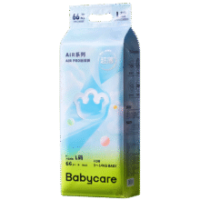 babycareAir pro拉拉裤夏季超薄透气尿不L 66片-3XL60 *3件247.6元（需领券，合82.53元/件）