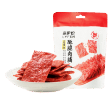 来伊份 靖江风味猪肉脯高蛋白自然片猪肉干肉脯肉类休闲小零食网红小吃 【高蛋白】35g*5袋19.9元（需领券）