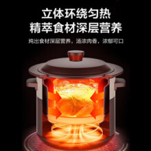 美的（Midea）电炖锅 电炖盅煲汤锅炖汤锅 煲药电砂锅煮粥锅紫砂内胆煮锅 4升煲汤电炖锅家用智能预约保温养生锅 【紫陶内胆 MD-WTGS401】 4L219元