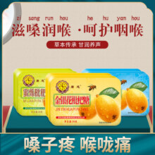 广慈胖大海润喉糖清化肺痰教师护嗓嗓子疼喉咙痛喉糖金银花糖含片13.4元