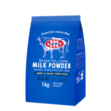 妙可（Mlekovita）欧洲原装进口全脂成人奶粉1kg/袋0蔗糖高钙高蛋白儿童学生中老年合每件39.33元