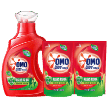 奥妙（OMO）洗衣液浓缩天然酵素持续留香洗衣液除菌除螨替换装家庭装 除菌除螨1000+400g*2袋10.22元（券后价）