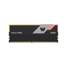 宏碁掠夺者（PREDATOR）32G(16G×2)套装 DDR5 6000频率 台式机内存条 Vesta II 炫光星舰RGB灯条(C30) 石耀黑 AI电脑配件869元 (月销1000+)