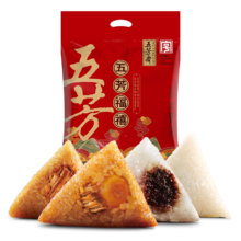 五芳斋  【4粽4味】福禧礼袋480g24.6元（合12.3元/件）