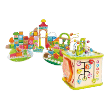 Hape 木质积木 开心农场+80粒积木组合529.65元（需领券）