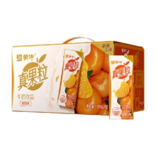 88VIP：真果粒 蜜桔味牛奶饮品 250ml*12盒23.59元（合1.97元/盒）+376淘金币