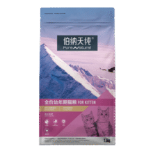 伯纳天纯宠物猫幼猫猫粮3月-12月龄营养小猫离乳期奶糕粮幼猫经典系列 幼年期猫粮1.5kg90元