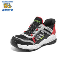 Skechers斯凯奇儿童闪穿鞋男童运动鞋户外跑步鞋商场同款403842L 黑色/红色/BKRD 37309元 (券后省60)