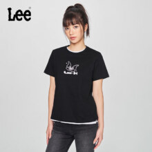 plus会员、首购：Lee 25新品 女士180%纯棉印花T恤 限SM码、需凑单34.15元+凑15.7元、会员免邮