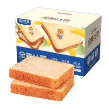 三只松鼠 真全麦吐司1000g14元