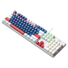 AOC GK410机械键盘电竞游戏青轴黑茶红轴台式笔记本电脑办公打字89元 (券后省20)