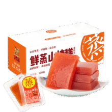 沂蒙公社 鲜蒸山楂糕 500g 鲜山楂0添加剂独立小包装10.36元