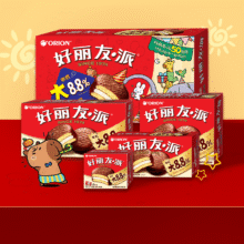 88VIP：好丽友巧克力派好友趣呀土豆软糖好多鱼嘶哈小食 任选8件26.4元（合3.3元/件）+60淘金币