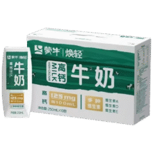 临期：蒙牛 焕轻高钙牛奶250ml*10盒/箱（25/6/2）16.9元包邮