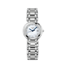 浪琴（LONGINES）瑞士手表 心月系列 石英钢带女表L8110487612100元