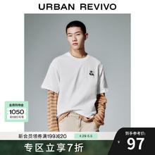 UR 100%纯棉重磅 刺绣短袖