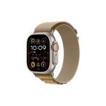 Apple/苹果 Watch Ultra 2 智能手表GPS+蜂窝款49 毫米原色钛金属表壳小麦色高山回环式表带S MXDC3CH/B5999元 (券后省500,月销1w+)