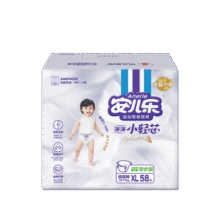 安儿乐（Anerle）小轻芯纸尿裤XL58片(12-17kg) 超薄透气【品牌直供 安心品质】81元 (月销9000+)