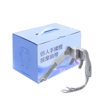 网易严选X5仿人手按摩肩带披肩 肩颈部斜方肌按摩器温感热敷 父母长辈38节送礼物男女 灰色蓝礼盒316元