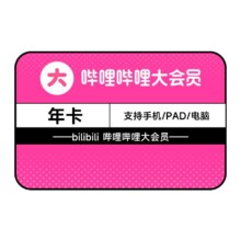 27日0点：哔哩哔哩大会员年卡12个月90元（需领券）
