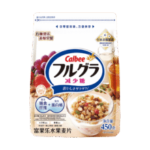 plus、需首购：卡乐比（Calbee）即食燕麦片 低GI水果燕麦片减少糖450克 日本进口非油炸 早餐代餐89.3元（合29.77元/件）