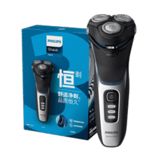 飞利浦（PHILIPS）男士电动剃须刀 全身水洗干湿双剃1小时快充 整机进口胡须刀刮胡刀 生日礼物送父亲送男友送老公 S3206/09【弹出鬓角器，整机进口】普通装449.1元 (券后省0.9)