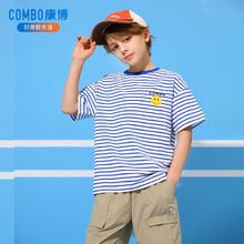 波司登旗下！Combo 康博 夏季男童薄款速干T恤（110~170码）￥19.1