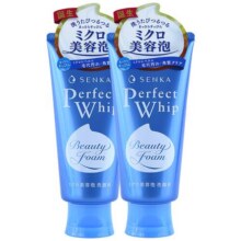 资生堂SENKA珊珂洗面奶120g洗颜专科深层清洁绵泡沫蚕丝洁面乳2支48.2元