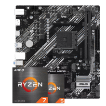 AMD CPU 搭华硕主板CPU套装 板U套装 华硕PRIME B550M-K ARGB R7 5700X(散片)CPU套装1169元（需领券）