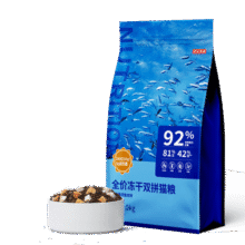 京东京造 冻干双拼全价猫粮鱼肉味2kg 高鲜肉营养美毛发腮成幼猫益生菌78元 (月销1w+)