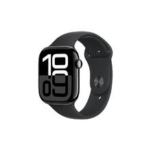 限地区：苹果 Apple Watch Series 10 智能手表 GPS款 46mm 亮黑色 黑色橡胶表带 S/M1880元