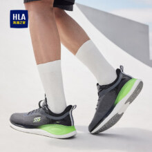 海澜之家（HLA）男鞋SportsDay新款厚底运动鞋男休闲跑鞋 黑绿色 4295.2元