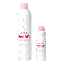 依云（evian）矿泉水喷雾（300ml+50ml）补水保湿爽肤水套装79元 (月销3000+)