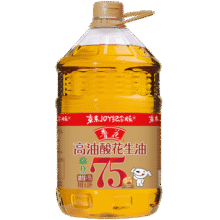 鲁花食用油 5S压榨 高油酸花生油6.09L 油酸含量大于75%199.9元 (月销1w+)