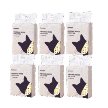 HONEYCARE 好命天生混合猫砂2.75kg 豆腐膨润土猫砂 除味低尘猫砂 原味九包装 高品质无尘砂209元 (券后省0.95,月销3000+)