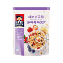 88vip：桂格即食麦果脆坚果早餐麦片420g×1袋5.16元+0.89元淘金币(品牌金抵扣后)